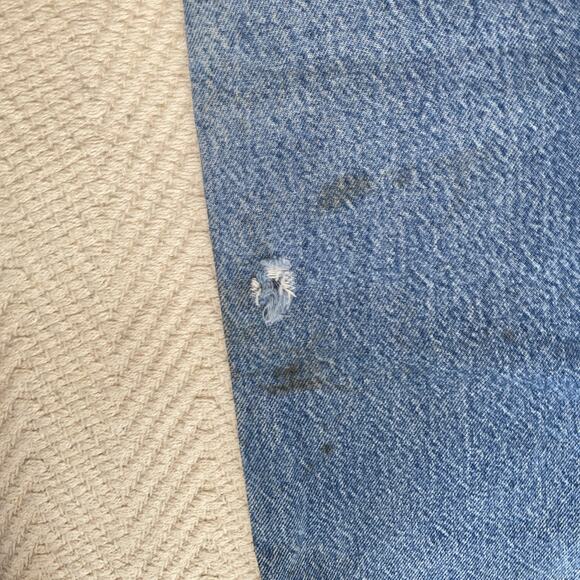 Vintage Carhartt Jeans Men's 34x30 Blue Denim Relaxed Fit Straight Leg B160 DST - Picture 15 of 15